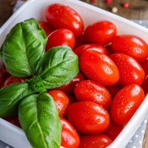 tomatoes, red tomatoes, fresh, harvest, produce, organic, vegetables, food, small tomatoes, wet, ripe, water droplets, basil, salad, tomatoes, tomatoes, tomatoes, tomatoes, tomatoes, food, food, salad, salad